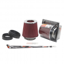 FILTRO ESPORTIVO CONICO DUPLO FLUXO K&N UNIVERSAL RG-1001RD COM 3 MEDIDAS DE FLANGE 76/89/103 ( mm )  ou 3 / 3,5 / 4,06 ( Polegadas ) Cd.:03539.