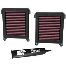 FILTRO AR ESPORTIVO K&N #HA-1120 HONDA CRF1100L AFRICA TWIN 2020 AT 2025 (PAR) Cd.:04235
