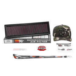FILTRO ESPORTIVO K&N PARA JETTA/VARIANT 2.5 5cc TODOS 33-2331 Cd.:02627