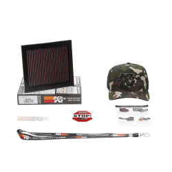 FILTRO AR ESPORTIVO K&N JEEP RENEGADE 1.8 FLEX / JEEP COMPASS 2.0 TURBO DIESEL / JEEP COMMANDER 2023 TURBO DIESEL  33-5034 Cd.:03491